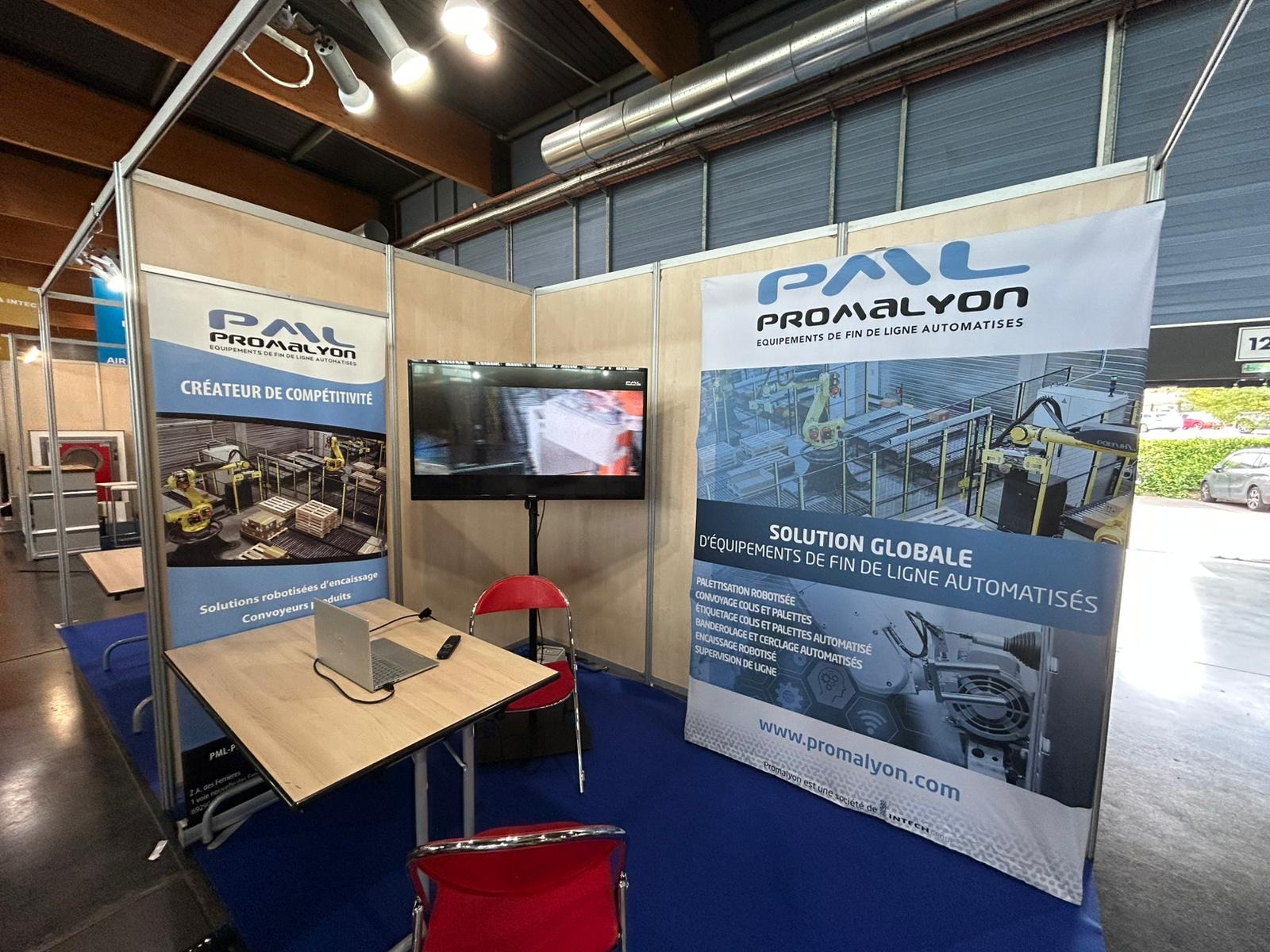Robot de palettisation industriel Promalyon agroalimentaire Promalyon au salon Agro Hauts-de-France 2026