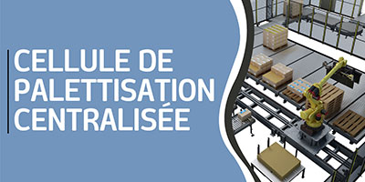 cellule de palettisation centralisée