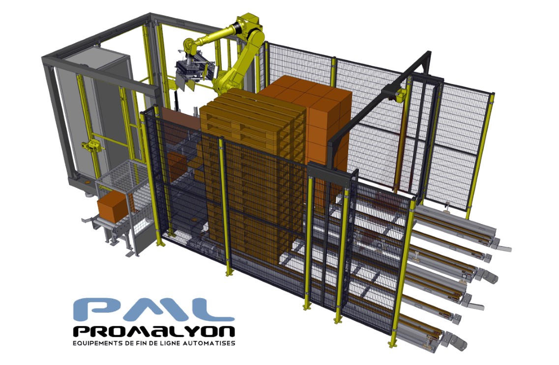 PALBOX®, the compact and user-friendly palletizing robot